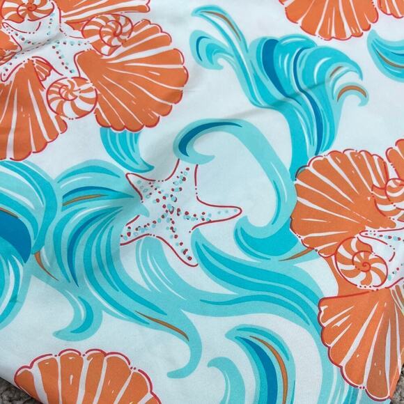 Lilly Pulitzer 100% Silk Kendall One Shoulder Dress Size 6 in Do the Wave Print - Picture 7 of 10